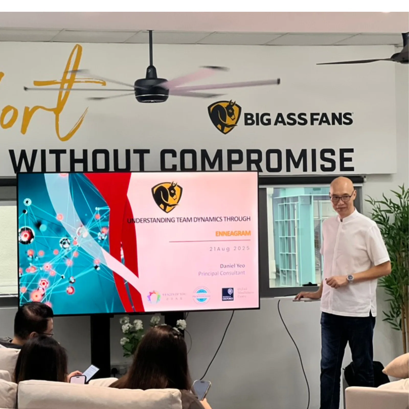 Daniel presenting Enneagram workshop at Big Ass Fans